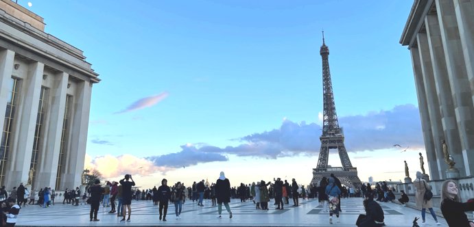 Paris et la Tour Eiffel
